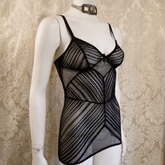 AGENT PROVOCATEUR Lace Corset Chemise Slip L'Agent Ltd Collection - Picture 1 of 8